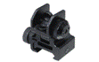 UTG Sporting Type #951 Flip-up Rear Sight Complete with Dual Aiming Aperture, Windage Adjustment and Picatinny Mounting Deck